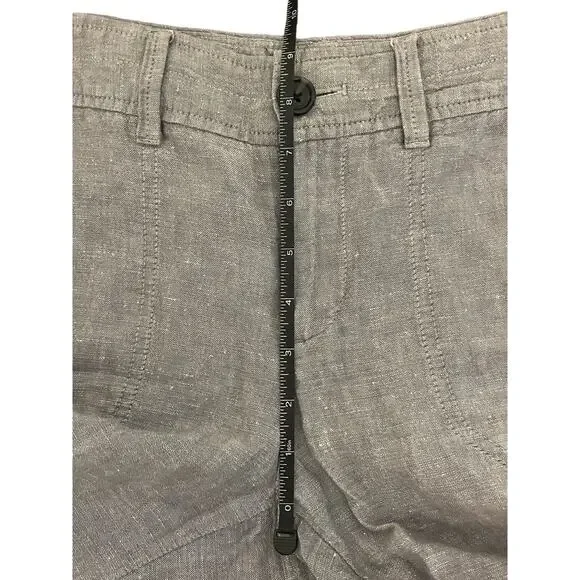 Banana Republic Linen Pants Grey Size 6 - Picture 3 of 8